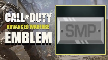 COD AW / Call of Duty Advanced Warfare : Customizable Clan Plate Emblem Tutorial
