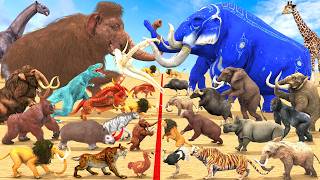 Cenozoic Beasts VS Modern Mammals Size Animal Epic Battle Animal Revolt Battle Simulator screenshot 3