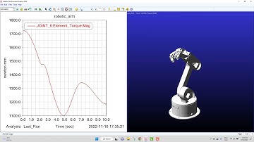 MSC Adams Robotic Arm Kinematic Analysis #analysis #robotics #kinematics