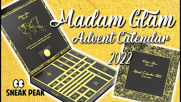 MADAM GLAM ENTIRE 2022 ADVENT CALENDAR DAYS 1-25