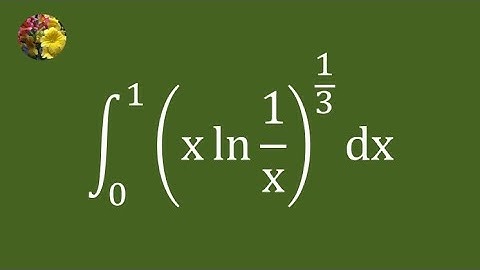 2nd method to evaluate the definite integral using Gamma function (Mis-3047A)