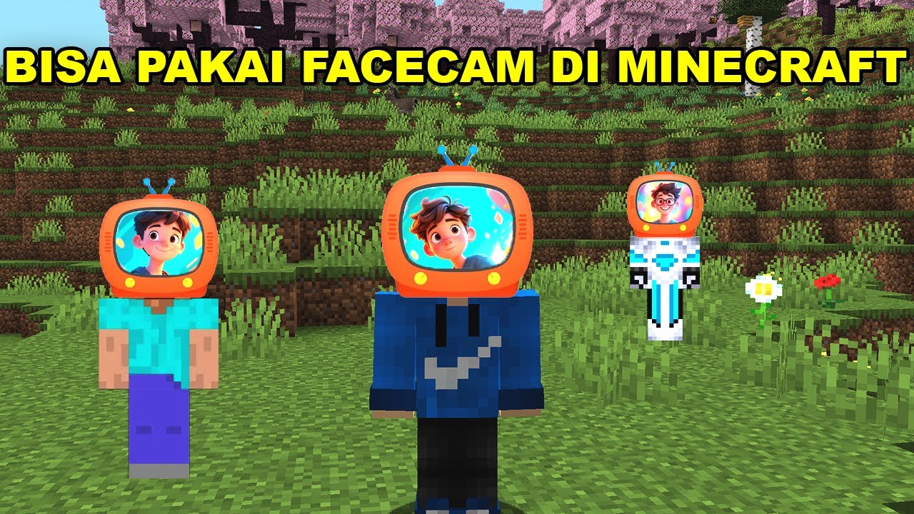 CARA PASANG WEBCAM MOD DI MINECRAFT | ADA FACECAM - YouTube