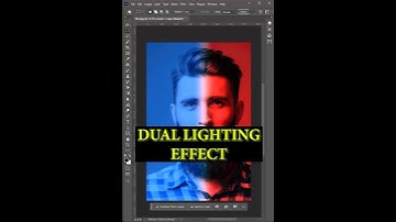 Unlock Stunning Photos: Master the Dual Lighting Effect in Photoshop! || #shorts #tutorial