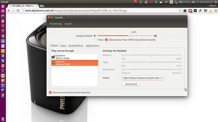 Feature Request: Ubuntu Bluetooth switch audio output device automatically