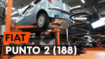 Hvordan bytte fjærer der på FIAT PUNTO 2 (188) [AUTODOC-VIDEOLEKSJONER]
