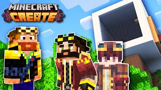 WHO ARE THESE PEOPLE? | Minecraft Create Mod SMP