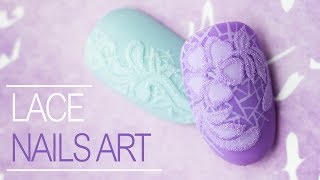 Lace Nail Art Tutorial - Nail Design For Beginner