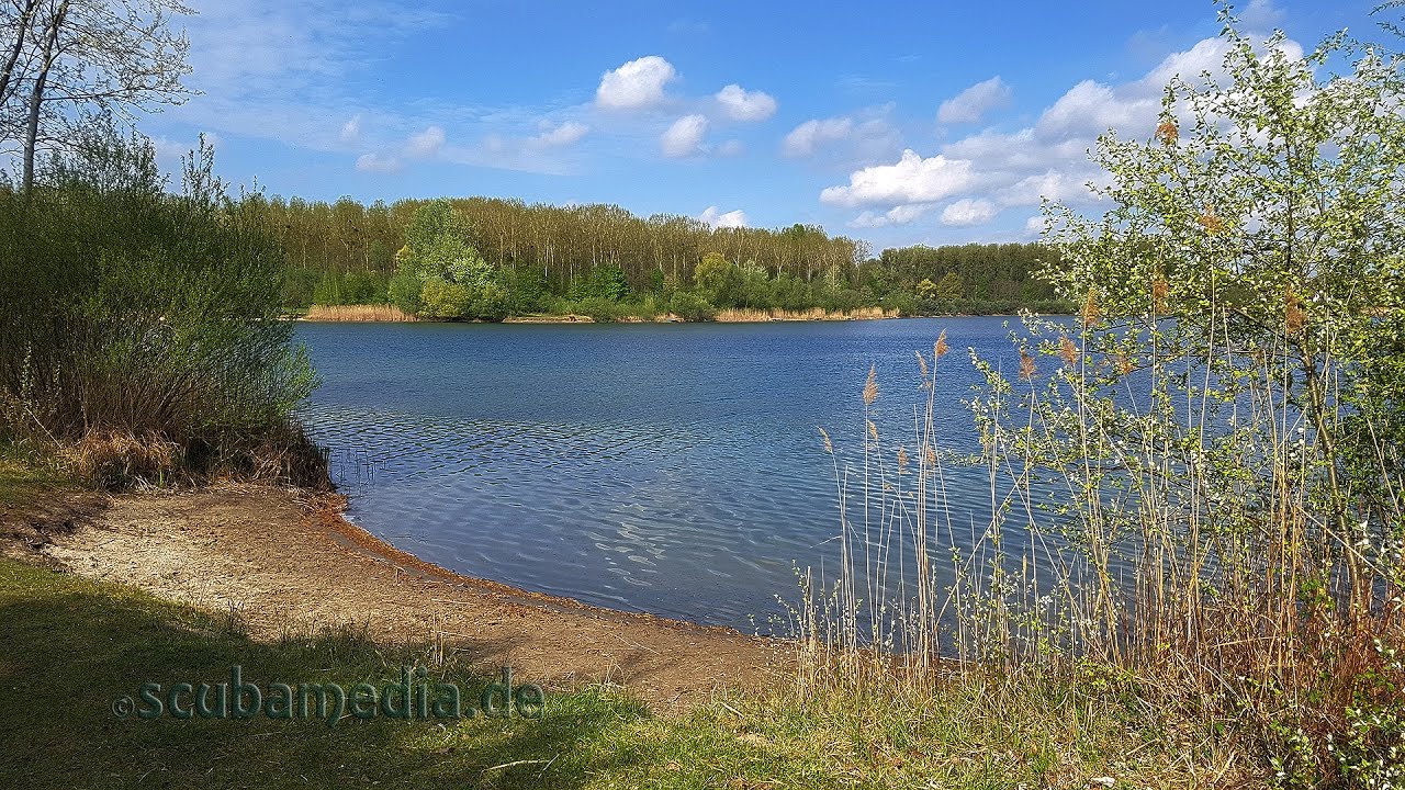 Tauchen im Baggersee Giesen, Linkenheim-Hochstetten
