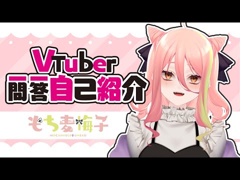 【自己紹介】Vtuber一問一答自己紹介【もち麦梅子】