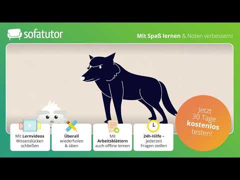 Videovorschau: Animiertes Erklärvideo · Fabeln – Merkmale und Aufbau einfach erklärt – Deutsch 5. & 6. Klasse