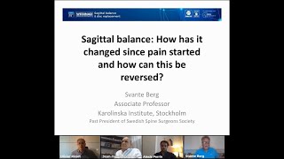 Sagittal balance : How has it changed since pain started and how can this be reversed ?