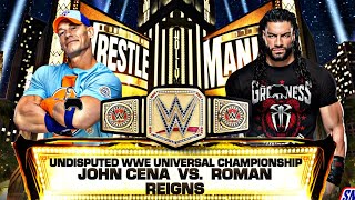 John Cena vs Roman Reigns | Last Man Standing | Undisputed Championship | JOHN CENA WEEK - Match 6 screenshot 5