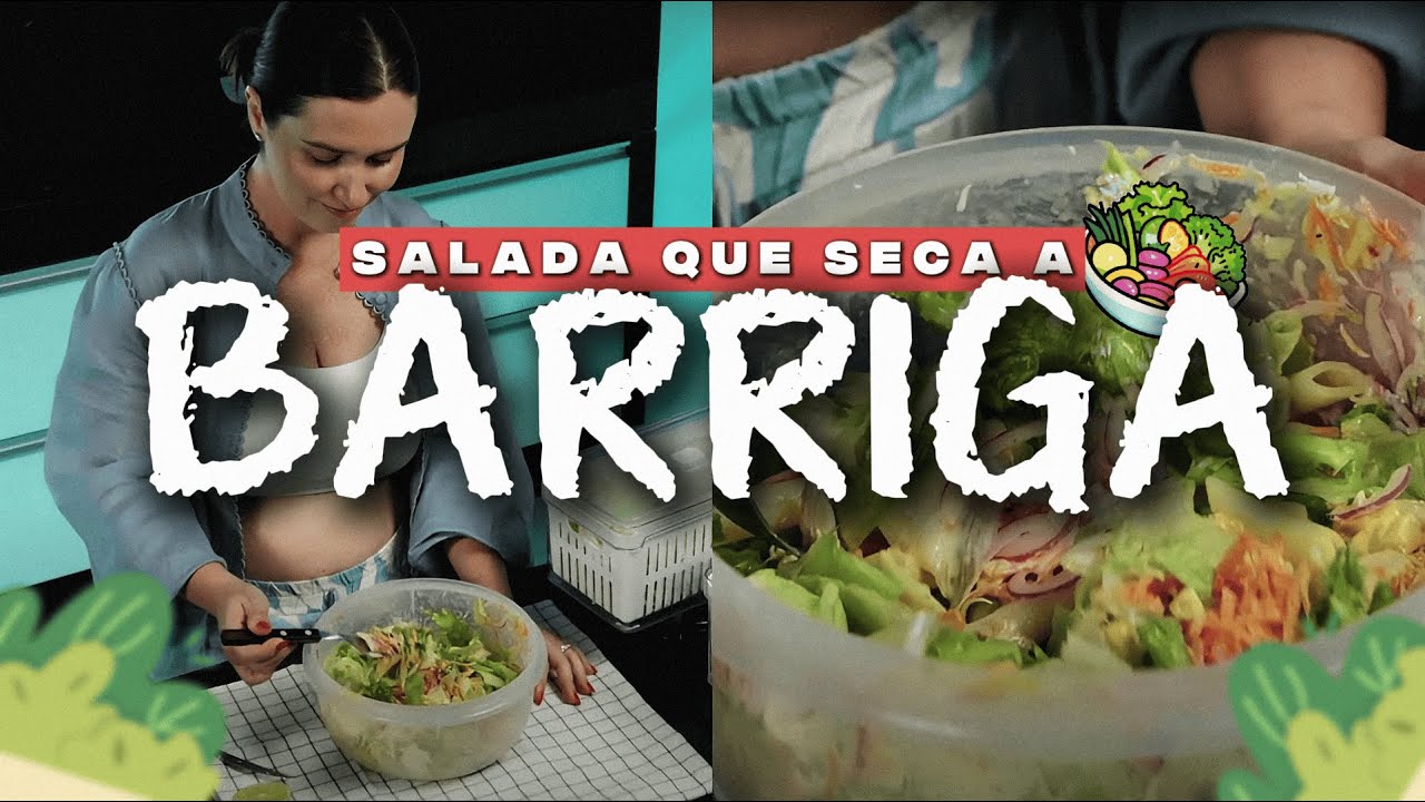 SALADA PERFEITA PARA SECAR A BARRIGA (protéica e baixa caloria)!
