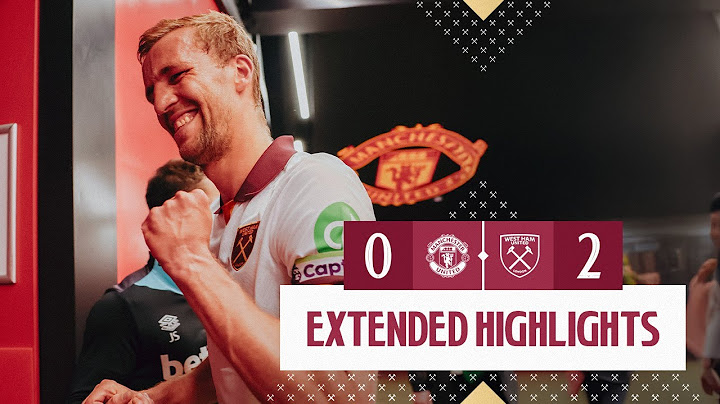Extended Highlights | Manchester United 0-2 West Ham | Premier League Highlights