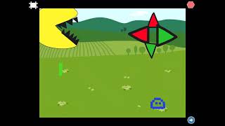The pac-man boss fight gameplay on ScratchJr
