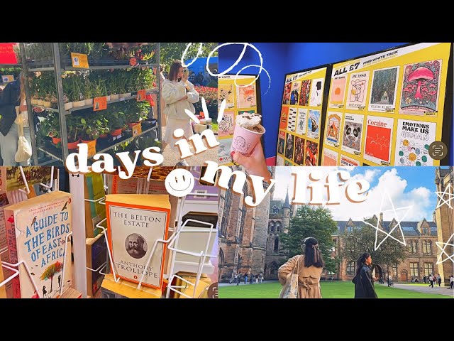 Travel vlog - days in my life in Scotland VLOG 🏴󠁧󠁢󠁳󠁣󠁴󠁿✨ | University of Glasgow fresher's week