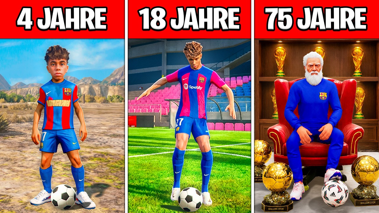 100 JAHRE als LAMINE YAMAL überleben in GTA 5!