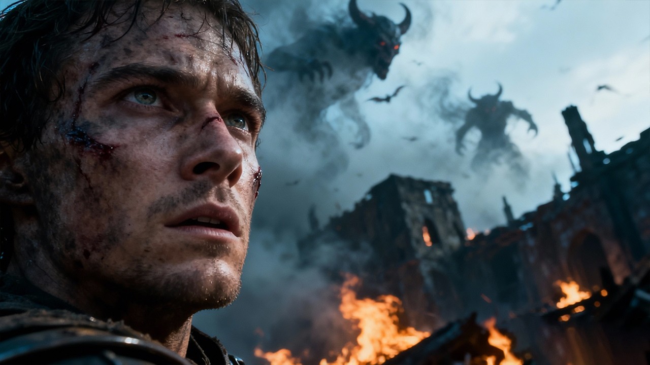 👹 Demons vs Mortal Hero：One hero rises from exile to challenge the chaos of invading demons