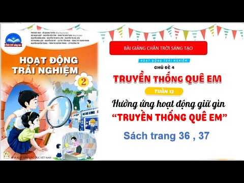 Video Hoạt động trải nghiệm lớp 2 tuần 13| Hưởng ứng hoạt... - YouTube