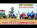 Kubota MU5501 vs John Deere 5310 vs Sonalika DI750 vs New Holland 3630| 55HPTractors fuel comparison