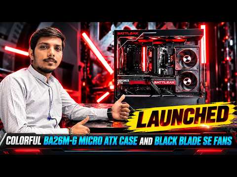 Colorful Micro-ATX Case And Black Blade SE Fans Launched - Explained All Spec, Features And More