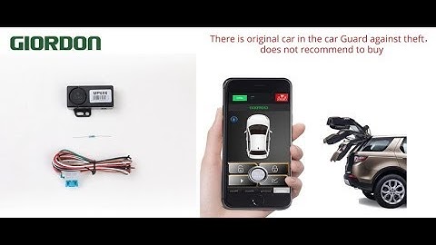 Smart Phone Sensor Control Car Use APP Approaches The Car To Unlock
