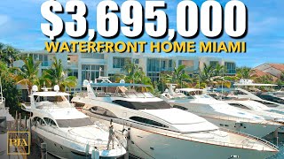 Inside a $3,695,000 WATERFRONT MANSION FLORIDA | MIAMI | Luxury Home Tour | Peter J Ancona