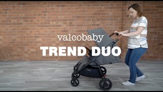 Trend DUO Double Pram Stroller Demo: Feature Overview | Valcobaby