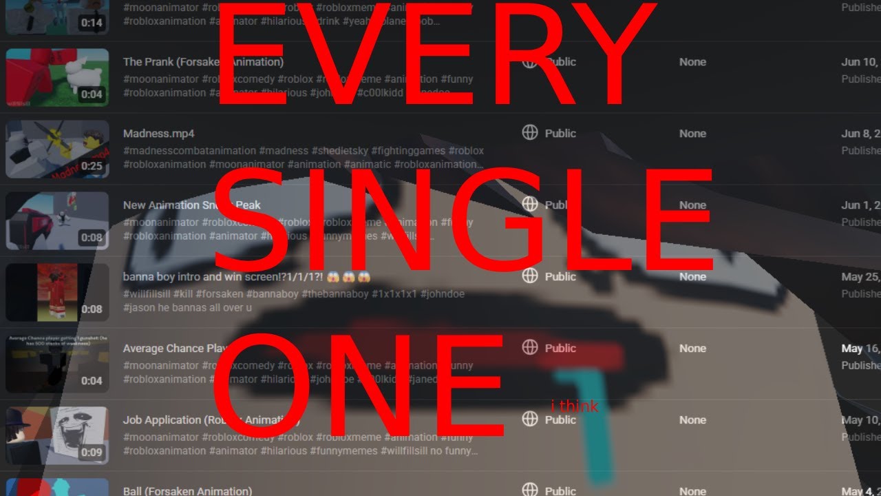 Every willfillsill Animation EVER!