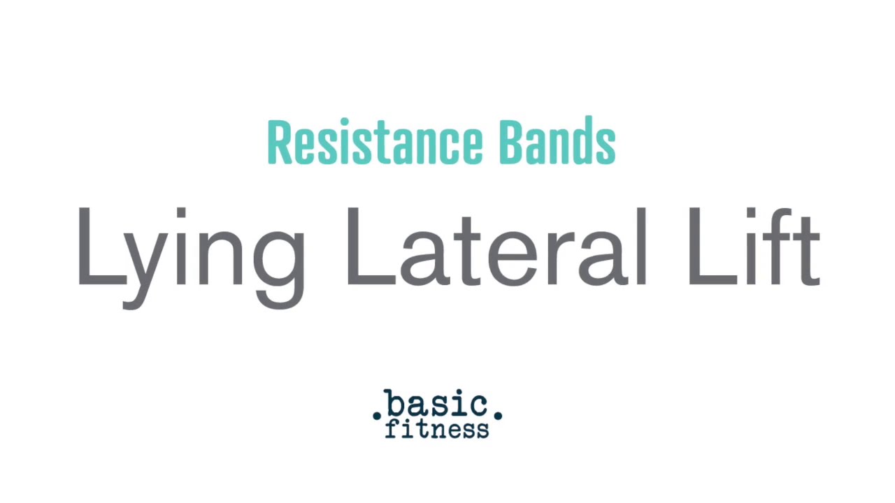 Resistance Band - Lying Lateral Leg Lift - YouTube