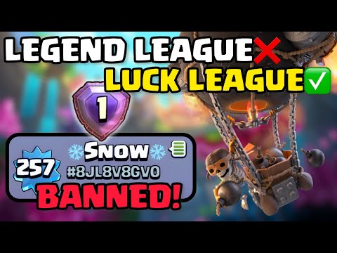 Exposing Win Traders in the Final Luck League Season | Fireball Rocketloon Attacks (Clash of Clans)