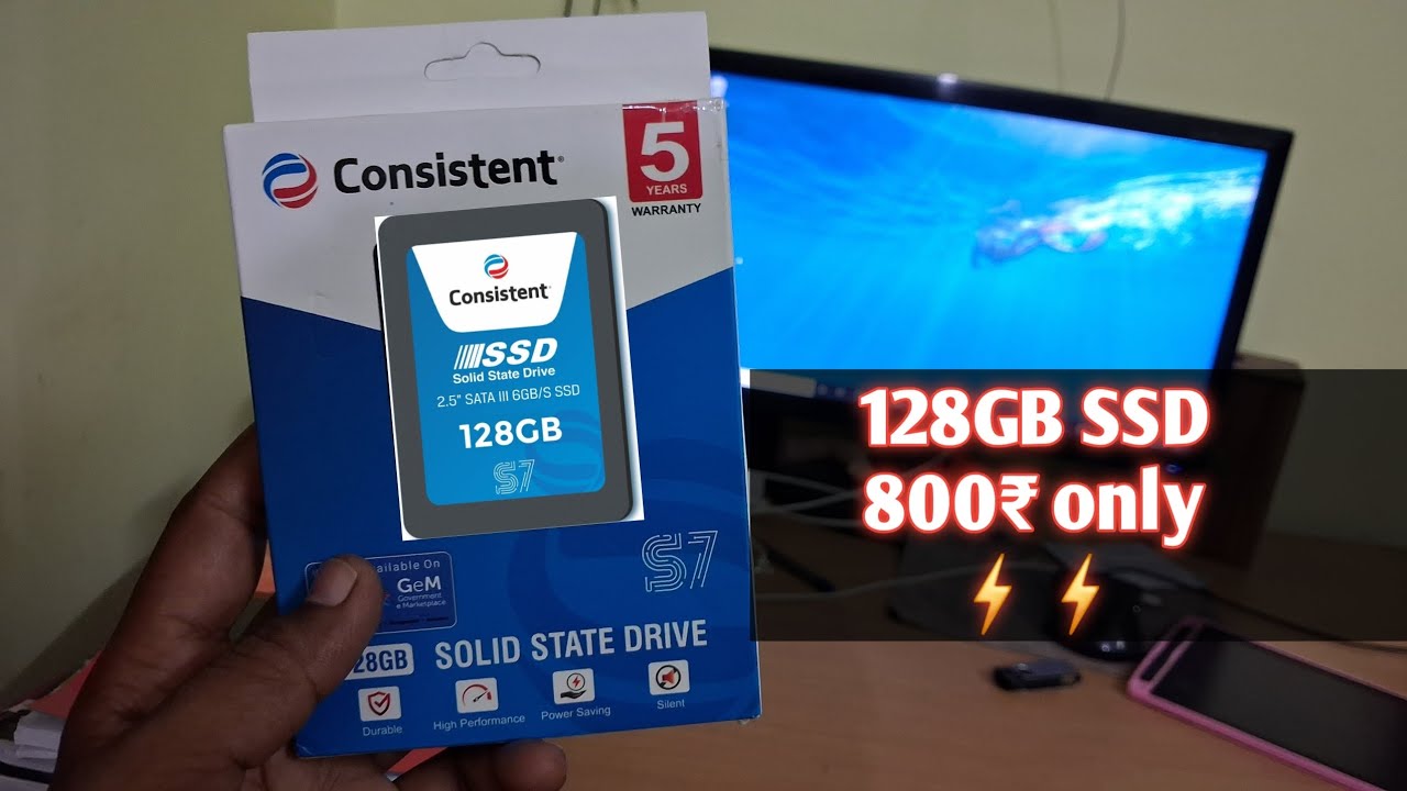 Consistent 128GB SSD Review & Speed test |Sata Ssd - YouTube