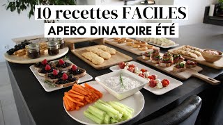 Apéro dinatoire été | 10 recettes faciles et rapides