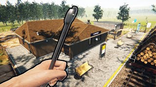 I Repaired and Built an Entire Train Station (Train Station Renovation Gameplay)