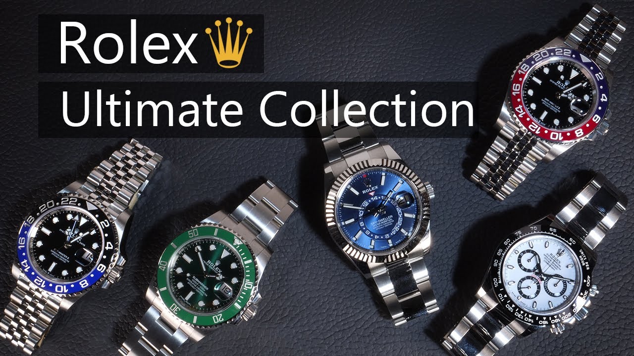 Ultimate Rolex Collection - White Daytona, Submariner Hulk, GMT-Master ...