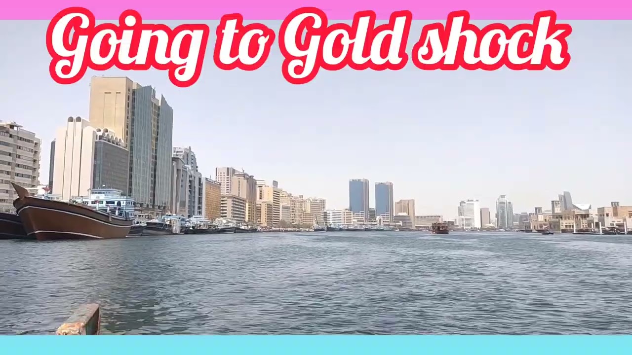 Going to Gold Shock on a boat trip #dubai #dubailfe #boat #boattrip #dubailgoldshock #ytfeeds #yt .