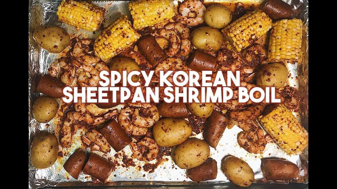 Spicy Korean Shrimp Boil YouTube