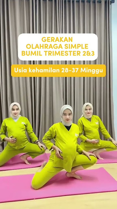 Gerakan Olahraga Simple Ibu Hamil Trimester 2 dan 3 #skincarebumil #ibuhamil #ibuhamil skincare