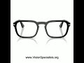 Persol PO3390V95 Eyeglasses Black Full Rim Square Shape 5421145  Black95