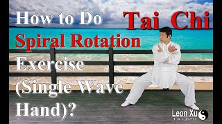 How To Do Spiral Rotation Exercise Single Wave Hand?