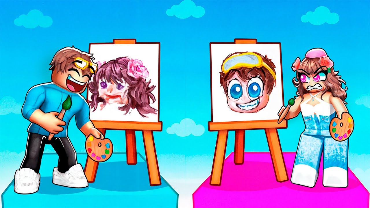 We Try Drawing Logos From Memory in Roblox!