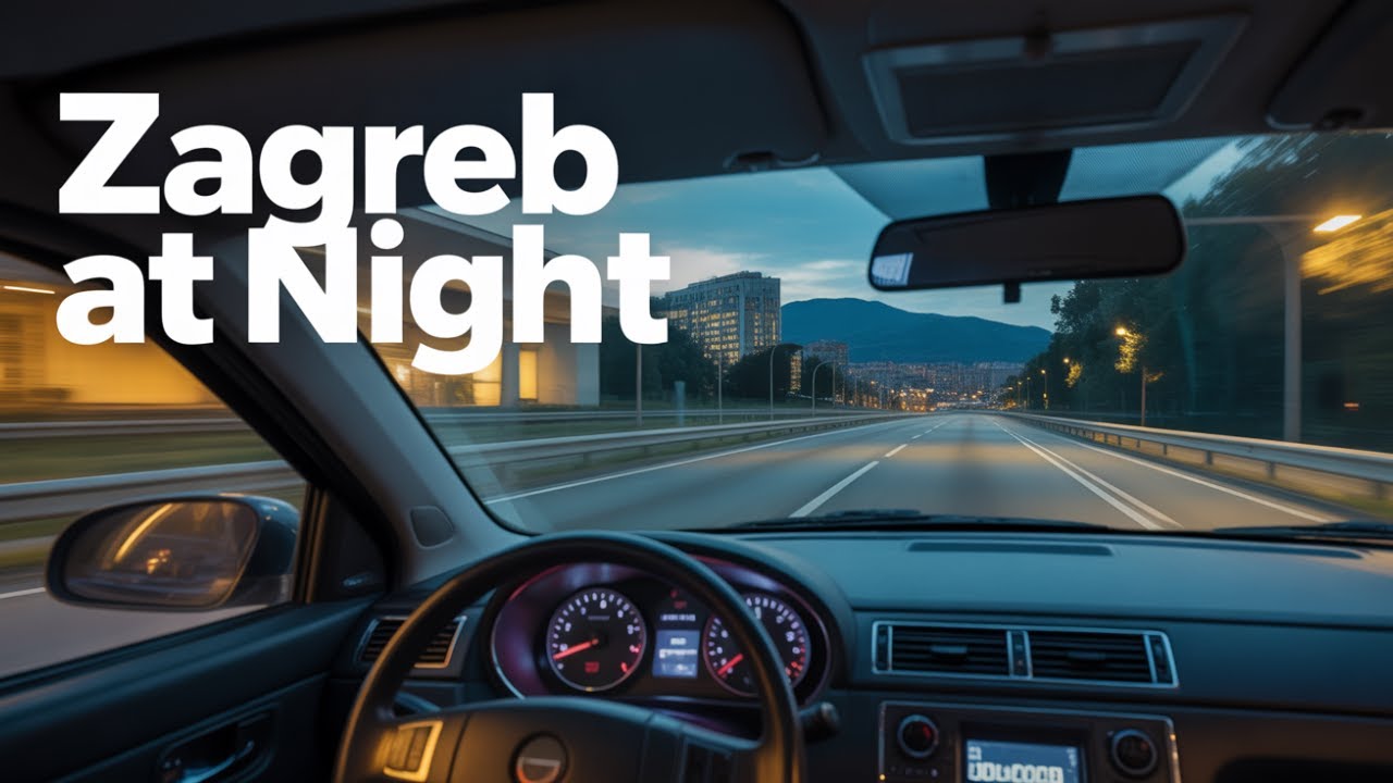 Zagreb Night Drive 🇭🇷