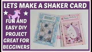 SHAKER CARDS DIY FUN AND EASY PROJECTS