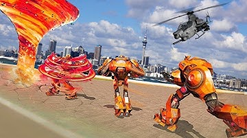 Futuristic Tornado Robot Transformation | Android Gameplay (Cartoon Games Network)