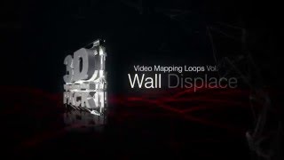 Video Mapping Loops Vol.11 – Wall Displace Video Loops #videomappingloops