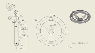 Tutorial Inventor - 289 HAND WHEEL