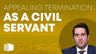 Appealing Termination as a Civil Servant
