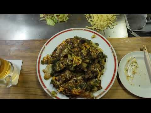 Kyoto：TSUBOMI：Okonomiyaki：Japanese street food：Absolutely great okonomiyaki,don’t miss this：