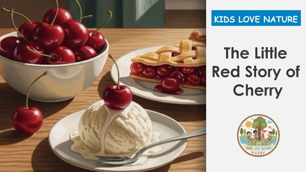 Cherry Life Cycle for Kids: The Little Red Story (How Cherries Grow on a Tree!)