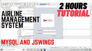 Create Complete Airline Management System using JSWINGS &  MYSQL DBMS in 2 Hours.